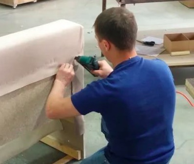Перетяжка кухонного уголка